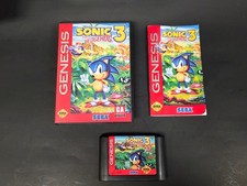 Sonic the Hedgehog 3 (Sega Genesis, 1994) Complete In Box with Manual TESTED
