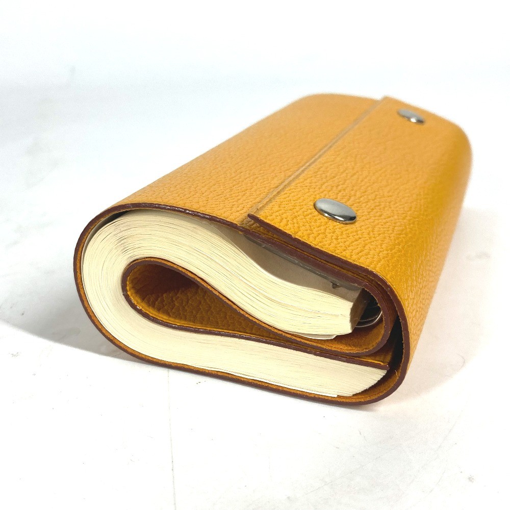 HERMES Roll Note Caillou Notepad stationery notebook Leather