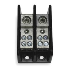 Eaton Bussmann 16021-2 Power Distribution Block, Open, 2 Pole, 175 A Copper,