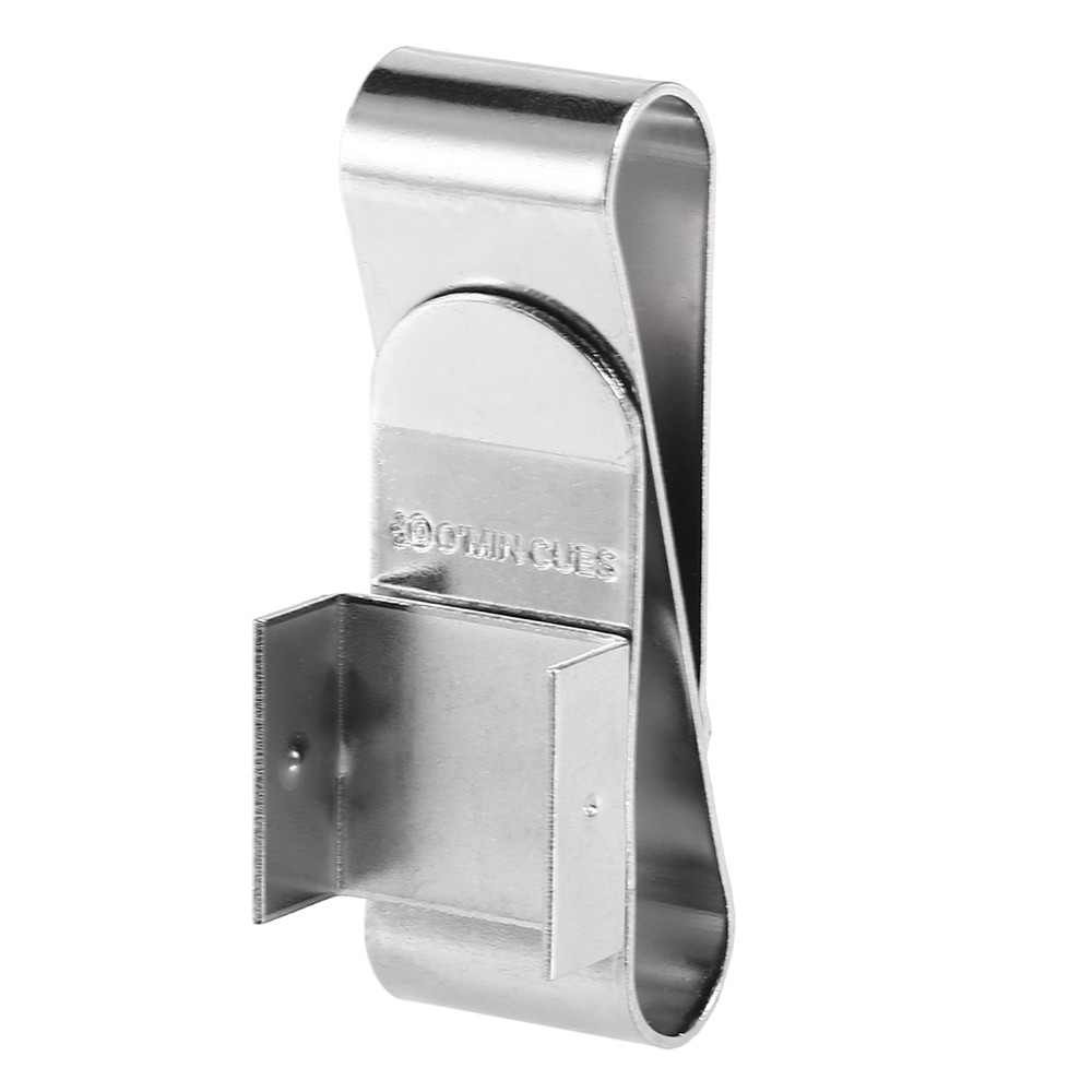 Stainless Steel Cue Chalk Clip Snooker Billiards Chalk Holder Pool Cue Magnetic