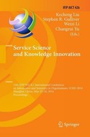 Service Science And Knowledge Innovation Weizi Li