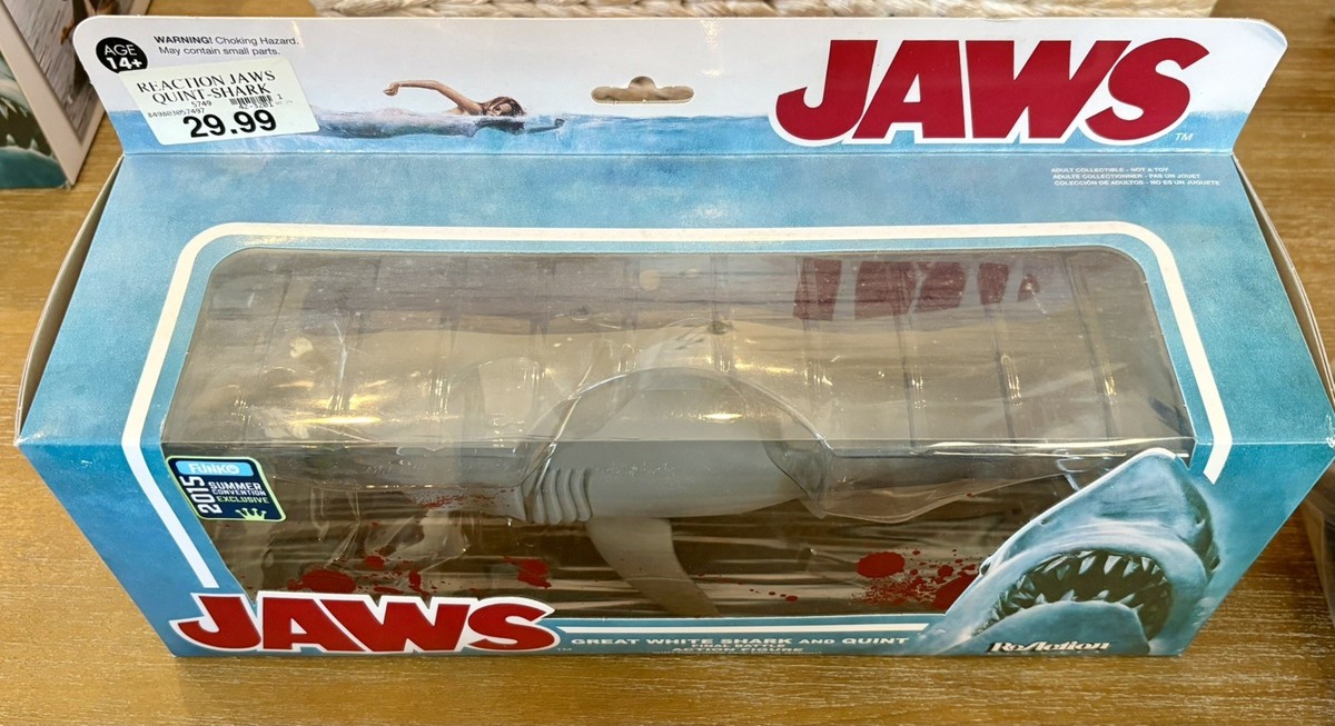Funko UB011AUKGO8 Reaction Jaws Bloody Great White Shark Action