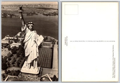 Statue of Liberty Full View Postcard New York Harbor 1985 Dover Publications