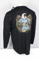 Ariat Mens Rebar Workman Chrome Moto Eagle Long Sleeve T Shirt Black 10052056 Ariat Mens Rebar Workman Chrome Moto Eagle Long Sleeve T Shirt Black 10052056