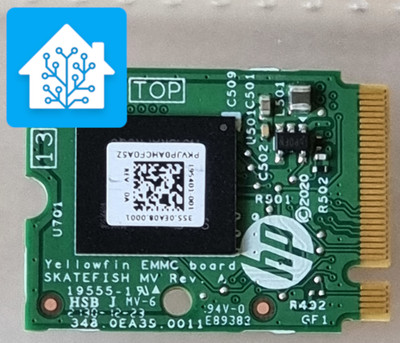 Home Assistant OS 17.2 vorinstalliert: 16 GB NVMe SSD/eMMC von HP für m.2