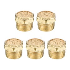 5Pcs Air Pneumatic Mufflers G3/8" Male Thread Pneumatic Noise Reduce