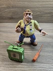 Vtg. Tmnt Teenage Mutant Ninja Turtles 1992 Toon Burne Figure W/ 2 accessories