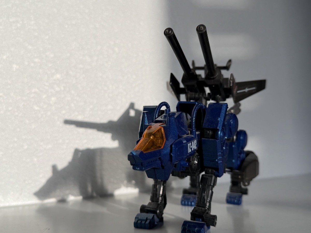 Zoids - Blue Command Wolf - RZ-042 - Hasbro - 1/72 99% Complete | eBay