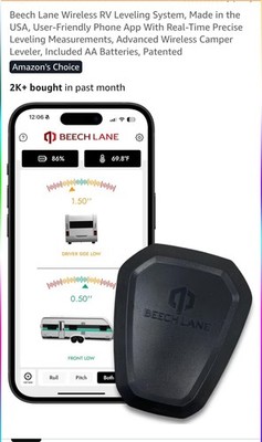 Beech Lane Wireless RV Leveling System with App  Precise RealTime Leveling USA