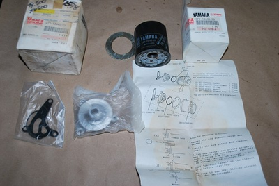 #ad 1973 74 YAMAHA TX500 TX650 Oil Cleaner Kit # 371 13440 92 00 NOS $154.99