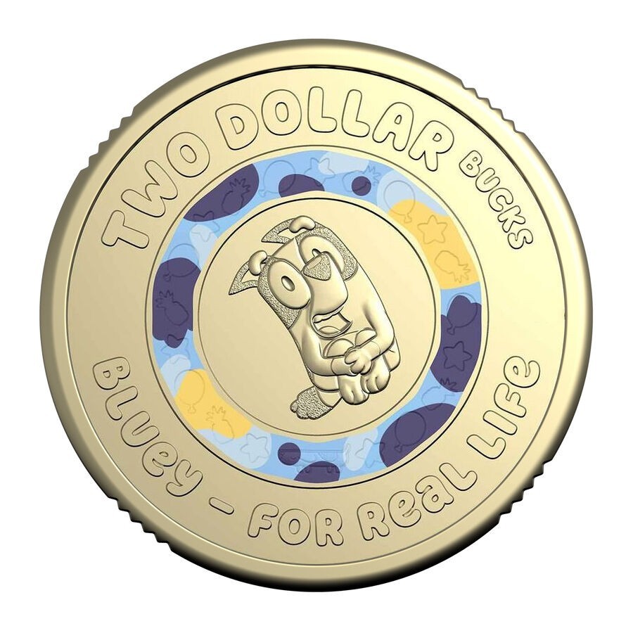 2026 $2 Dollar Bluey Bucks Coin - Bluey