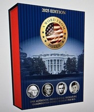 2025 POTUS A WORD FROM THE PRESIDENT,  FACTORY SEALED BOX-ONE CARD PER BOX!