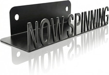 Metal Now SPINNING Vinyl Record Stand Wall Mount Album Player Display LP Shelf B