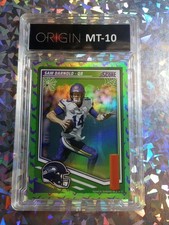 Mint 10 2025 Panini Score Bats Parallel /399 #40 Sam Darnold Seahawks Card Grade