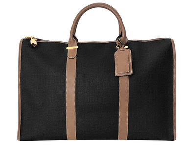 Authentic Dunhill Brown Leather Travel Hand Bag Used Unisex Italy Rank A