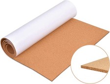 Self-Adhesive Cork Board Roll, 1/8" Thick 3mm - 15.7 x 20, Natural