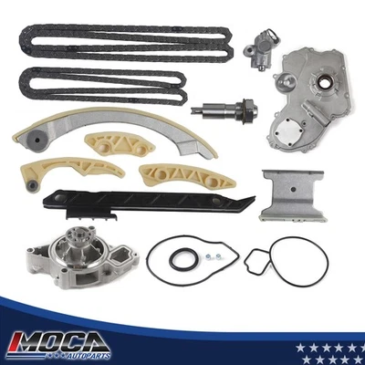 Timing Chain Kit Oil Pump Water Pump for 00-10 Chevrolet Pontiac Saturn 2.2 2.4L - Bild 1 von 4