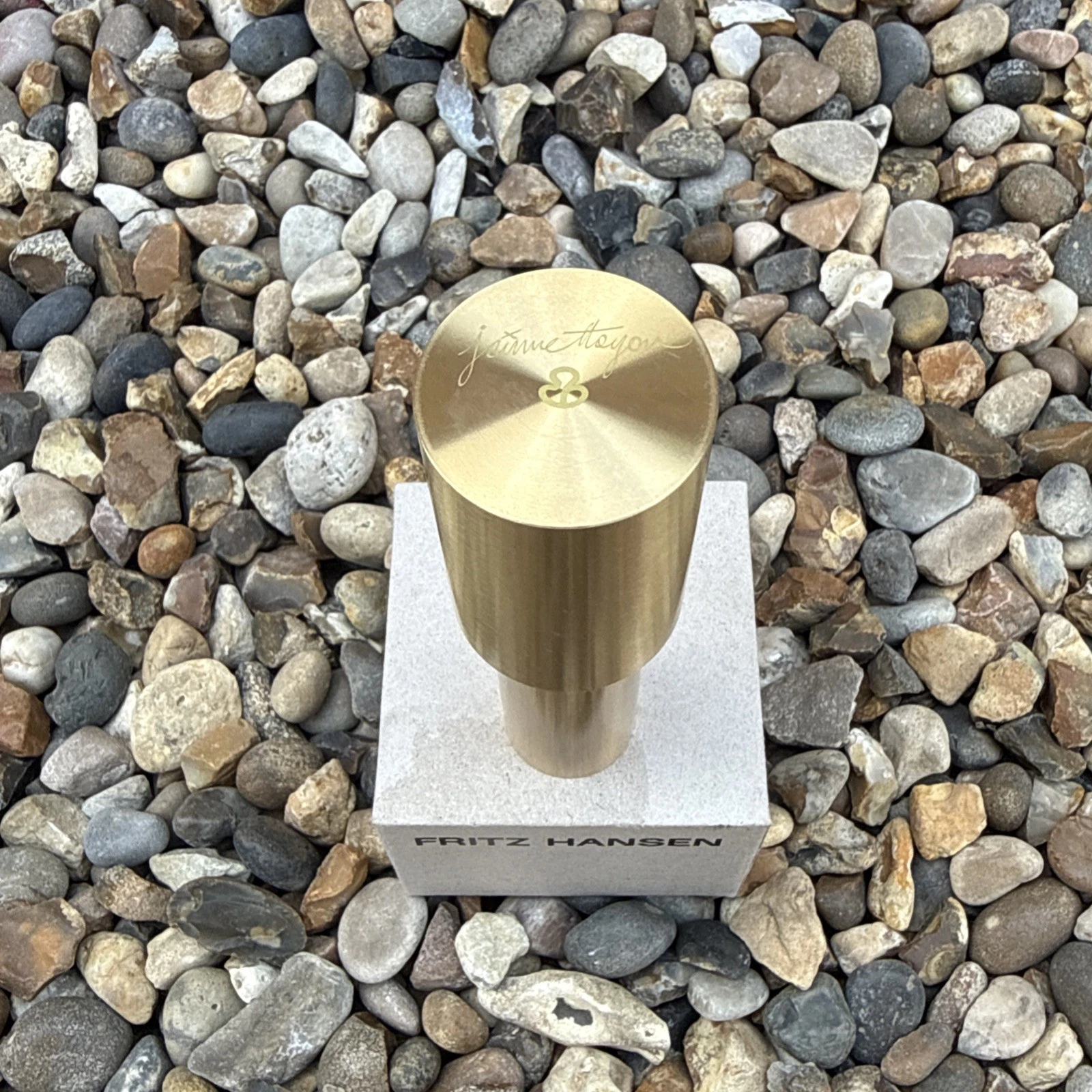 Fritz Hansen X Jaime Hayon Candleholder #2 Solid Brass Rare - New Box Damaged 8