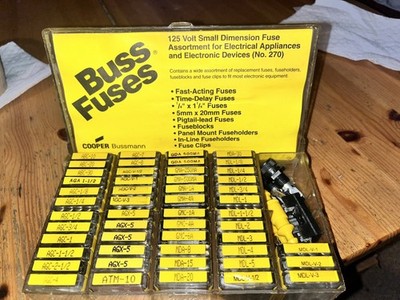 Lot (229) Bussmann Glass & Ceramic Fuses - Electronic / Auto + Bonus - READ LIST