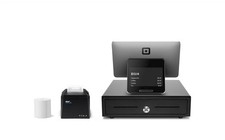 square register pos system dual display