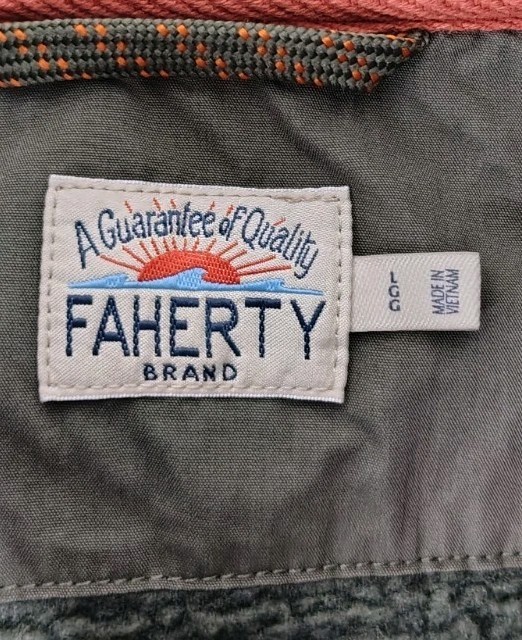 Faherty Sweater  1/4 Zip  Performance Pullover Me… - image 6
