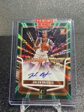 2024-25 Panini Donruss Jalen Bridges Phoenix Suns Autograph Rookie /75