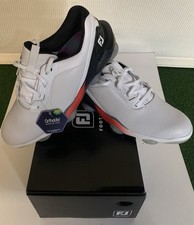 Footjoy Alpha Tour Golf Shoes, Wht/Blk/Red, New 2026. 9.5Uk. RRP £189 Now £139.9