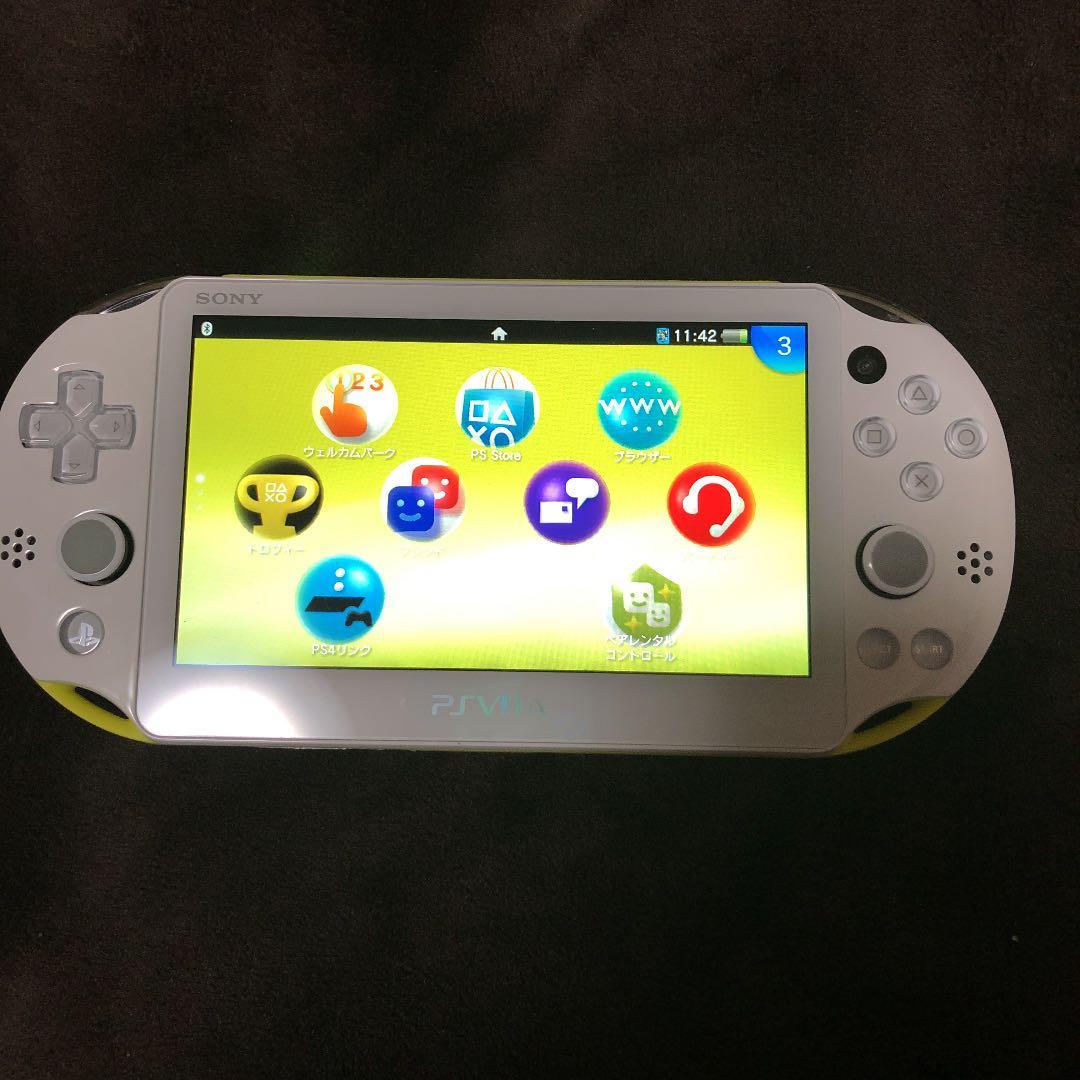 携帯用ゲーム機本体 PlayStation Vita - PlayStation Vita   PCH-2000 ZA12 Sony Playstation Vita White Wi-Fi Model PCH-2000ZA12 Console