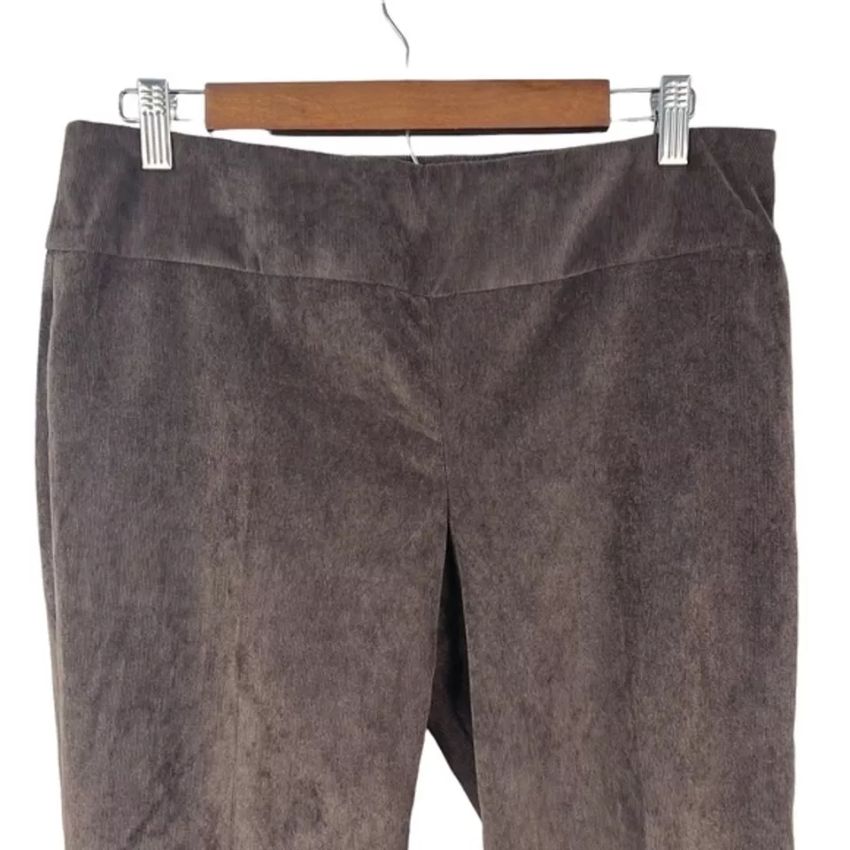 NEW DIRECTIONS RETRO FLAT FRONT CORDUROY PANTS - Image 2 of 4