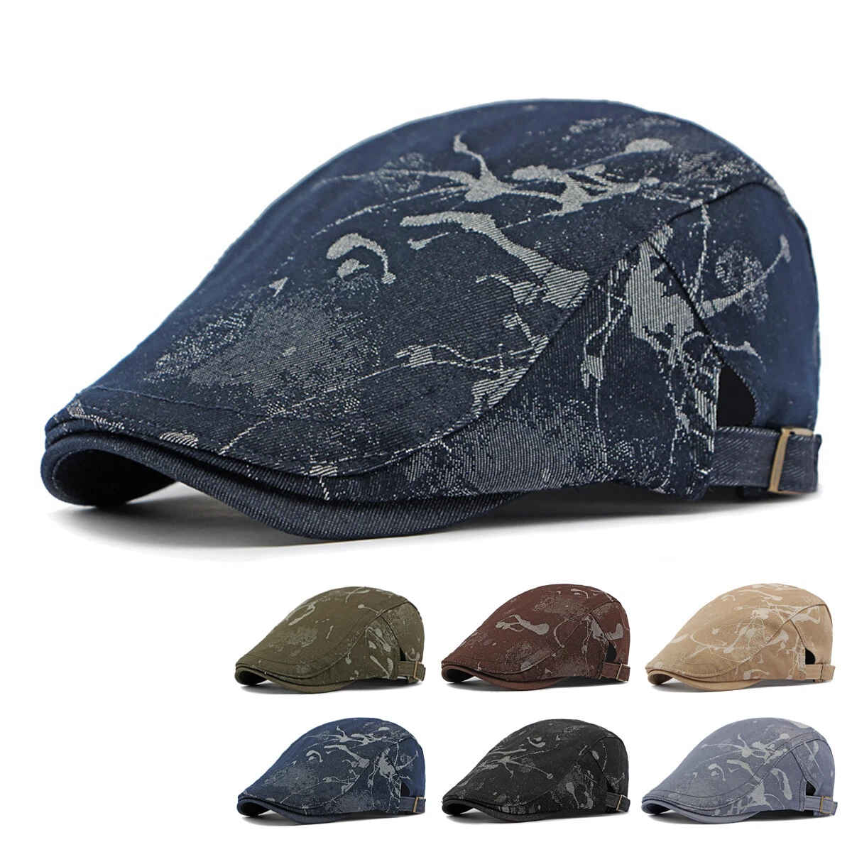 Men Women Cotton Flat Hat Gatsby Ivy Newsboy Hat Cabbie Driving Hat Adjustable
Opens in a new window