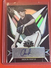 2022 Leaf Valiant Navy Refractor  Andrew Painter RC AUTO 72/75