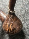 Vintage Leather Cover Wine Bottle Decanter Mallorca — photo 3