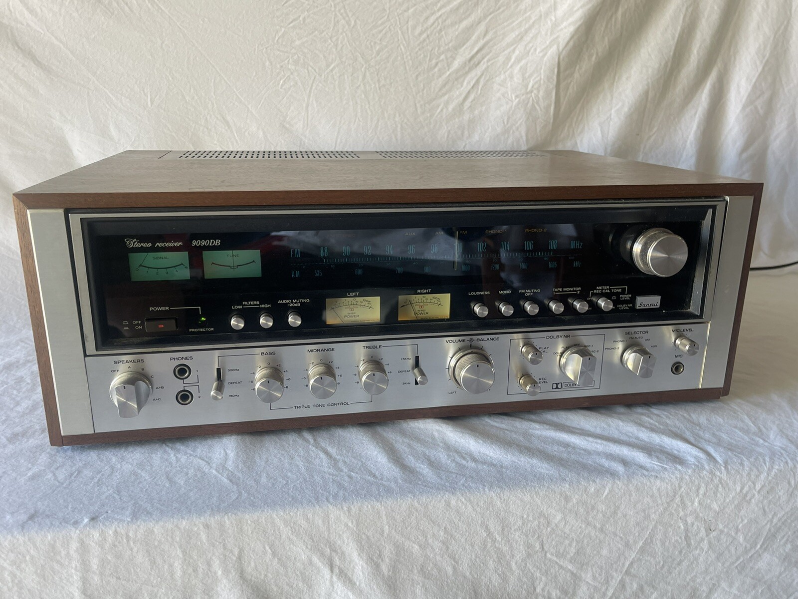 Sansui 9090DB AM/FM Receiver | 2 Channels | 125 Watts | P. Channel ...