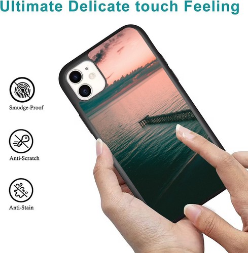 For iPhone SE XS XR Max 5 6 7 8 Plus Fitted Case Skin Beach Sunset Twilight Pier - Picture 10 of 25