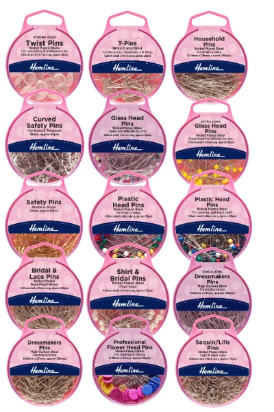 Hemline Pins for sewing / dressmaking / Crafts / Free Postage