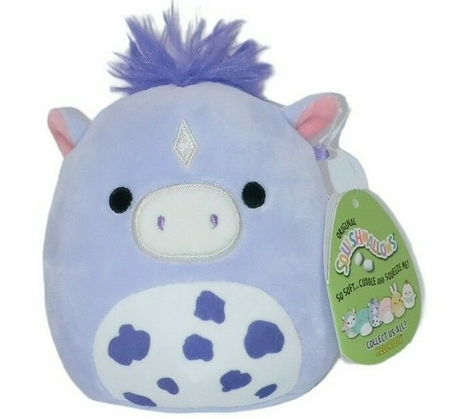 Squishmallow 5 Inch Easter 2021 Meadow Purple Horse Plush for sale