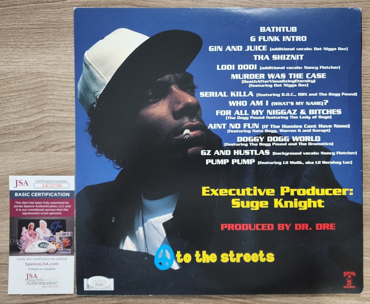 Snoop Dogg Joe Cool Signed & Sketched Doggystyle Vinyl Record