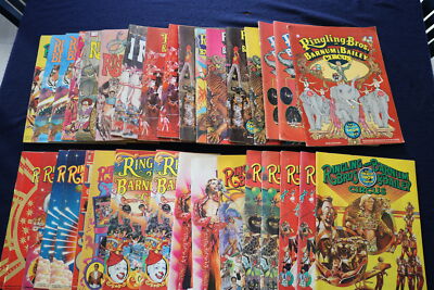 1970-1990 RINGLING BROS. AND BARNUM & BAILEY CIRCUS PROGRAMS - LOT OF 35- O 3535