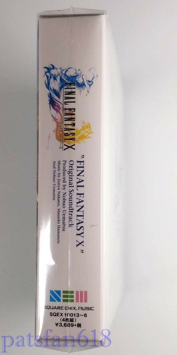 Final Fantasy X ORIGINAL SOUNDTRACK New 4-disc CD FFX 10 JP IMPORT