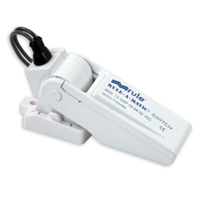 Rule-A-Matic Float Switch Automatic Bilge Pump Control for Boats and RVs