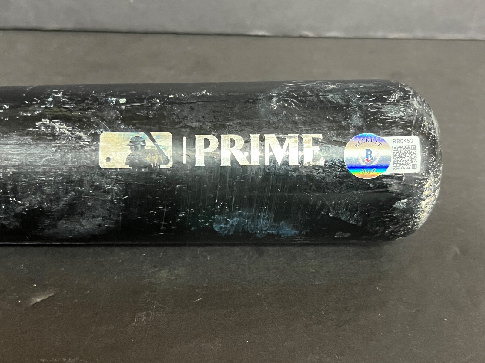 Corbin Carroll Diamondbacks Auto Signed 2021 Game Used Cracked Bat ~ view 4