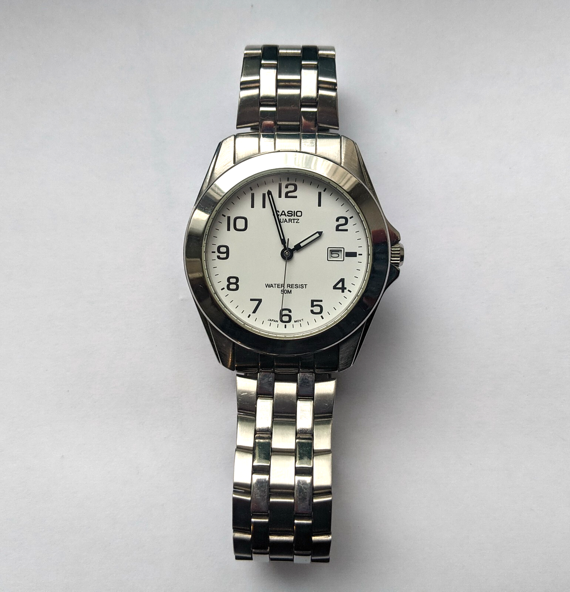 Casio Watch WR50M MTP-1222 Quartz Movement Wrist Watch for Men