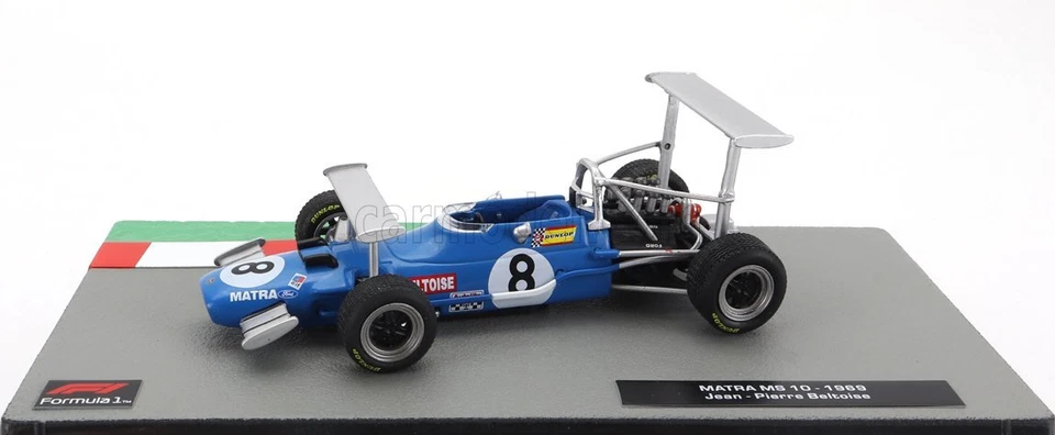 MODELLINO AUTO STATICO DIECAST MATRA SIMCA F1 MS10 1969 BELTOISE CENTAURIA 1/43 - Immagine 3 di 4