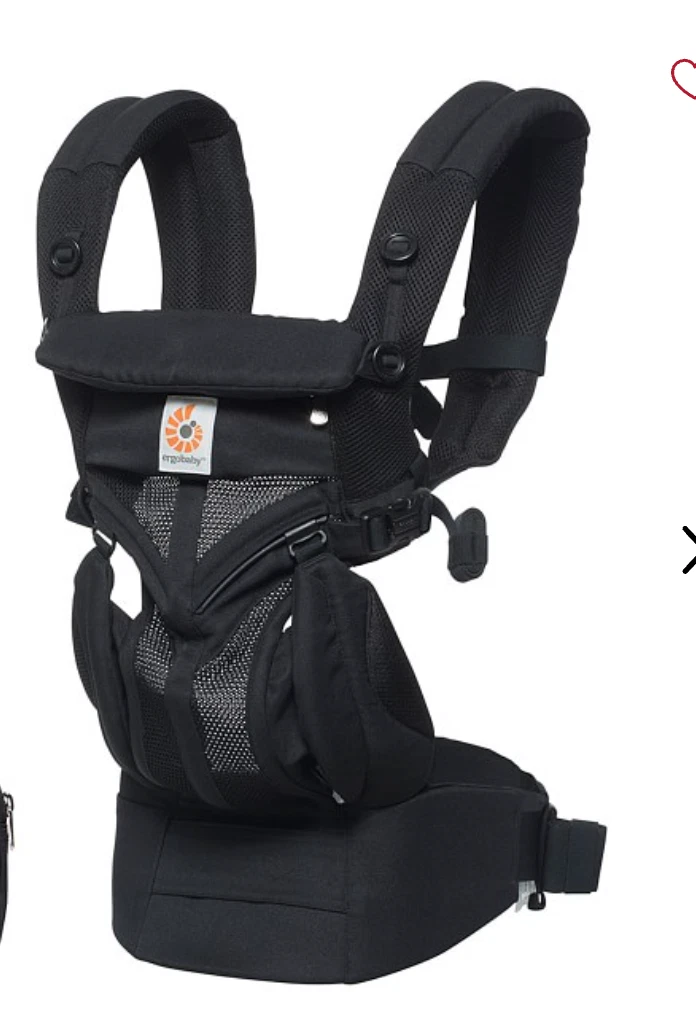 Ergo Baby Omni 360 Cool Air Mesh Carrier in Black