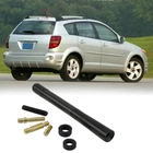4.7" Short Antenna Carbon Style AM/FM w/ Screws For Pontiac Vibe 2003-2014