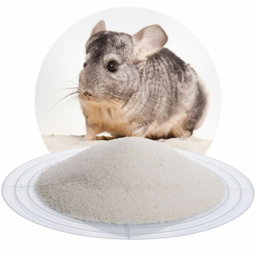 Chinchillasand weiß 0,1-0,3mm 25kg Badesand Staubbad Hamster fein Fellpflege - Bild 1 von 5