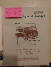 Revue technique Renault ESTAFETTE