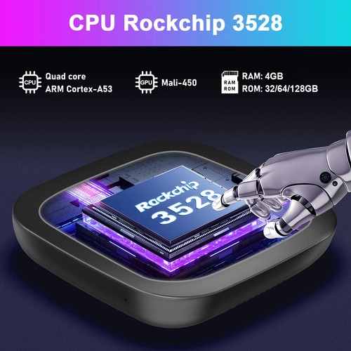 NEW H96 Max M2 8K Tv Box Android13 HDR Dual 5GWIFI 4GB 128GB 5,2 BT TOP OVP R... - Afbeelding 2 van 6