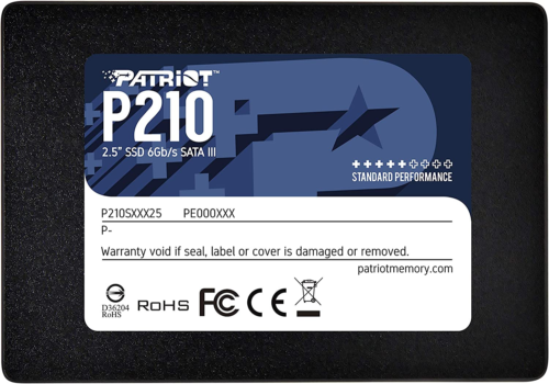 Patriot P210 2TB Internal SSD - SATA 3 2.5" - Solid State Drive - P210S2TB25 - Afbeelding 1 van 6