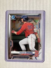 2021 Bowman Chrome #BCP-84- TRISTON CASAS Rookie RC Card.. rookie card picture